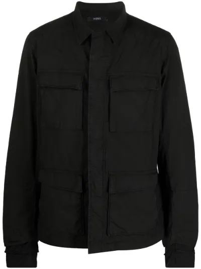 flap-pocket cotton shirt jacket | 14BROS | Eraldo.com