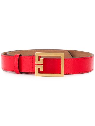 givenchy double g leather belt women