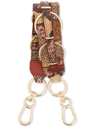snakeskin bag strap