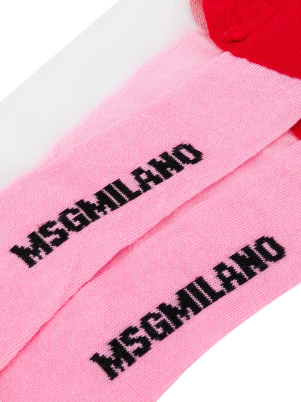 фото Msgm шифоновые носки с жаккардовым логотипом