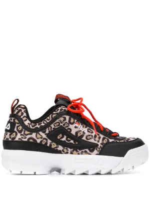 fila trainers orange