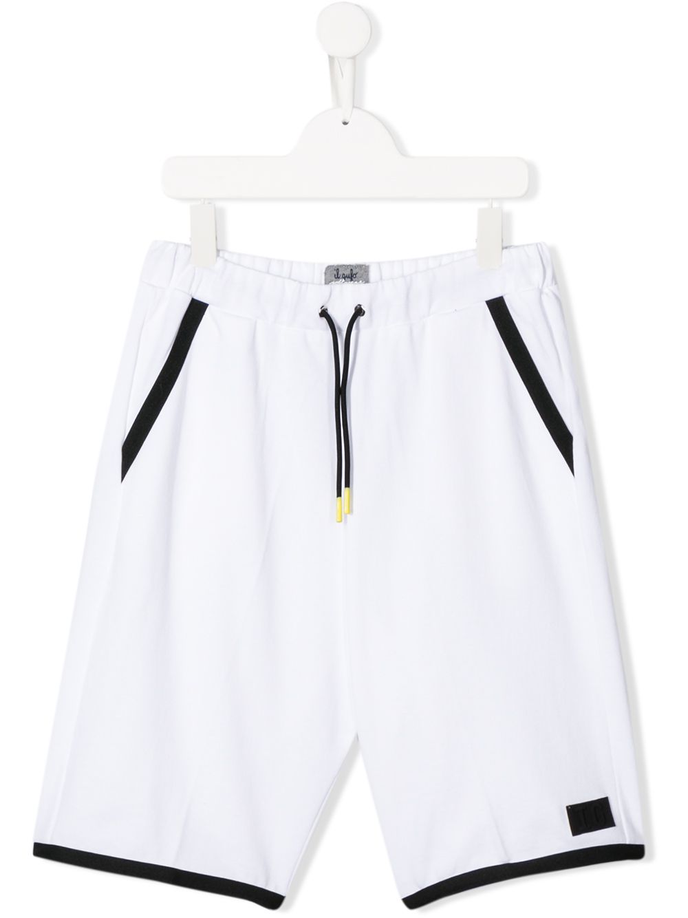 Il Gufo Teen Panelled Bermuda Shorts In White