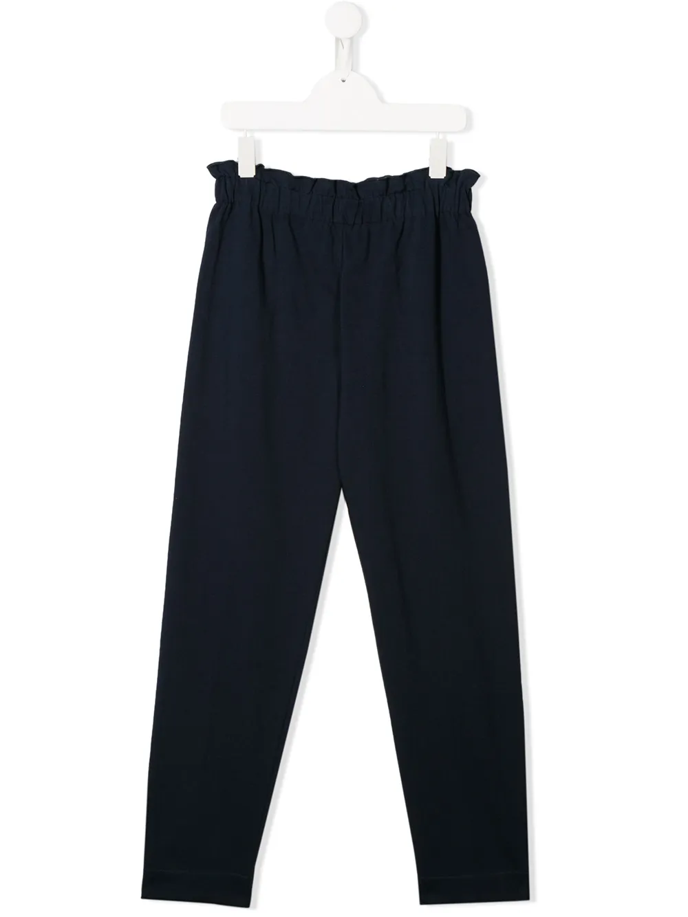 Il Gufo Teen Elasticated Trousers In Blue