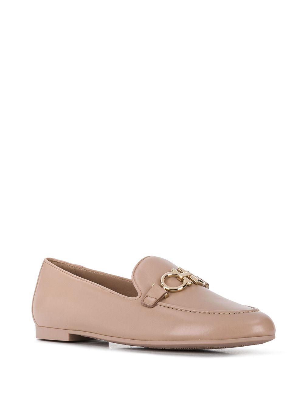 фото Salvatore ferragamo gancini-buckle leather loafers