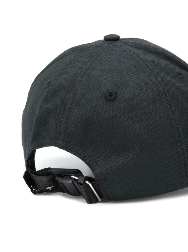 stone island baseball cap black