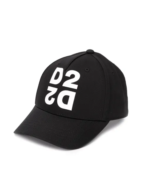 DSQUARED2 KIDS casquette D2 à logo imprimé