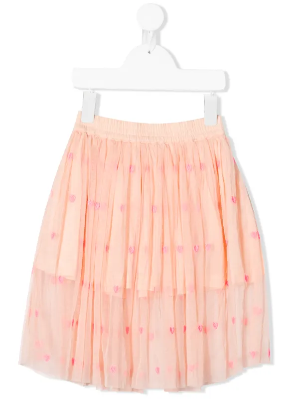 embroidered heart skirt