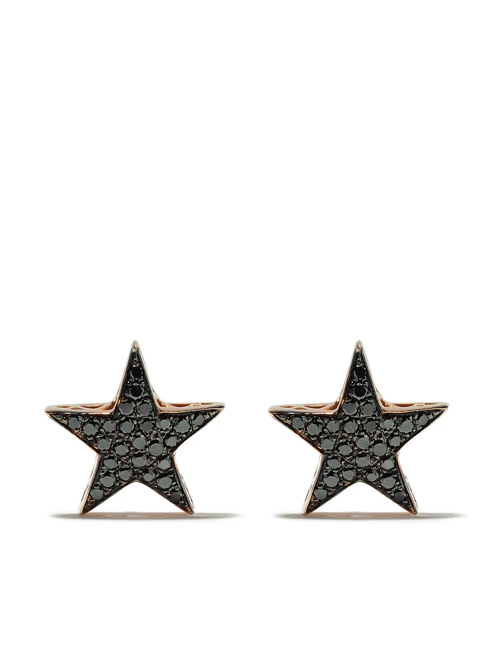 

Selim Mouzannar 18kt rose gold diamond Star earrings