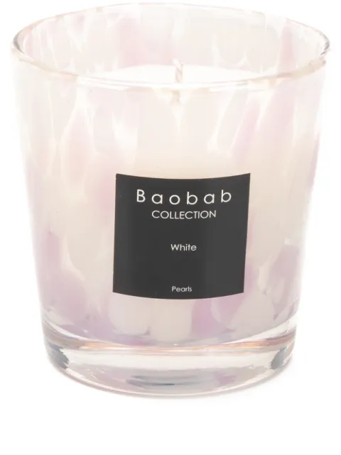 Baobab Collection White Pearls scented candle (190g)