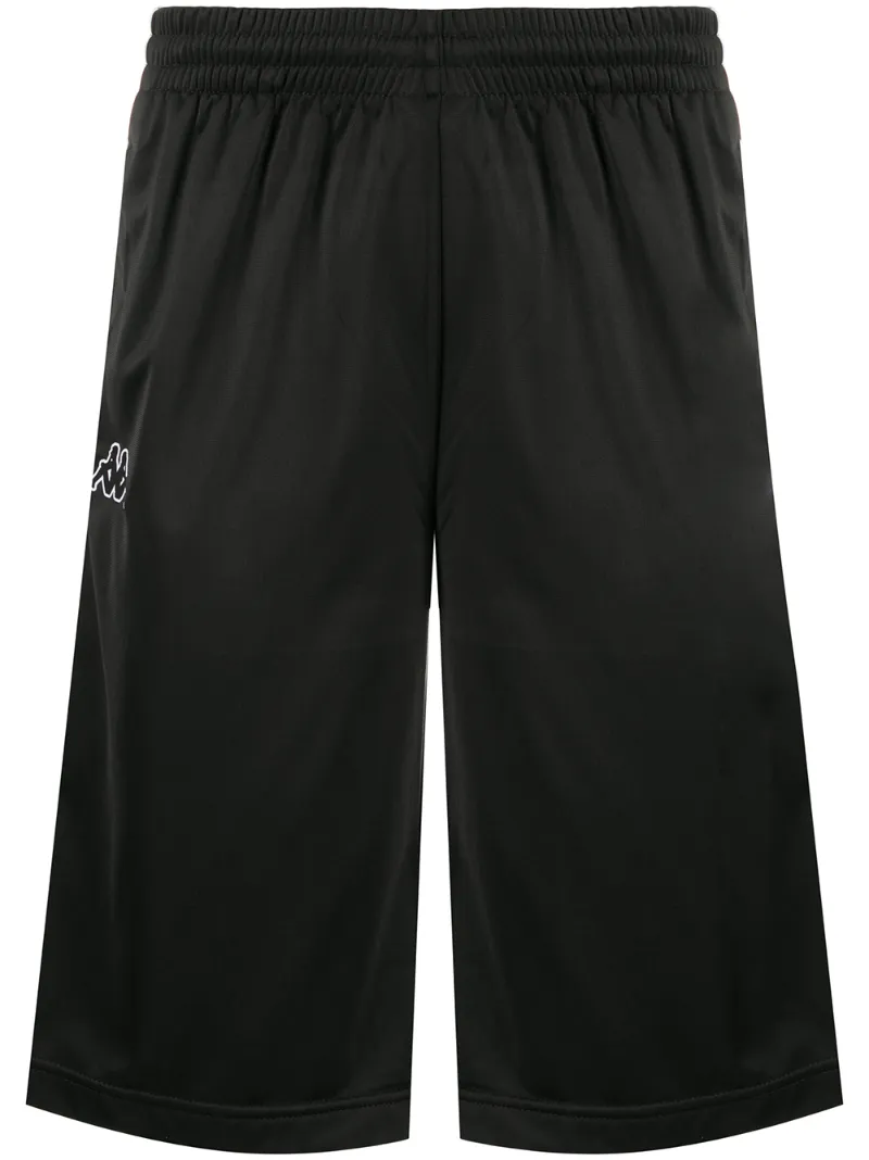 Kappa Omini-logo Band Shorts In Black