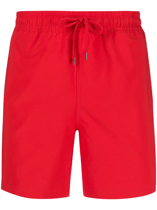 red ralph lauren swim shorts