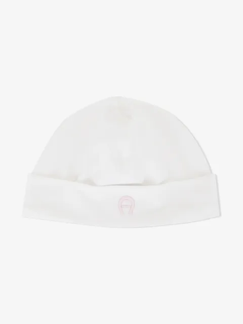 Aigner Kids шапка с вышитым логотипом