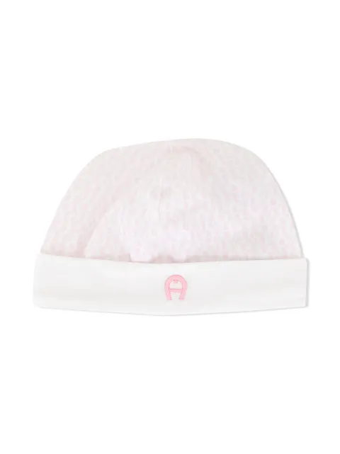 Aigner Kids logo print stretch cap
