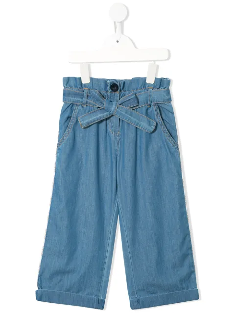 Aigner Kids Culotte denim jeans