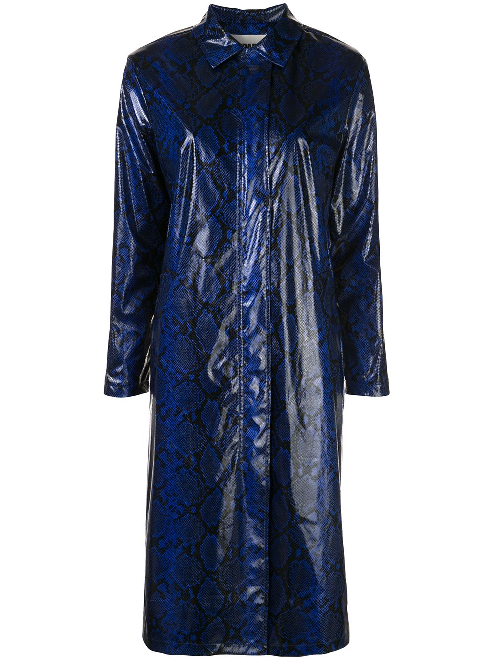 APPARIS CASSUNDRA SNAKESKIN-PRINT COAT