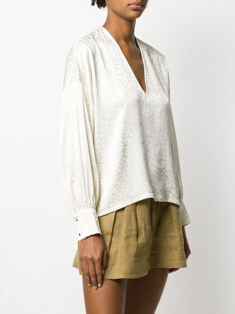 ROSEANNA V-NECK LOOSE FIT TOP