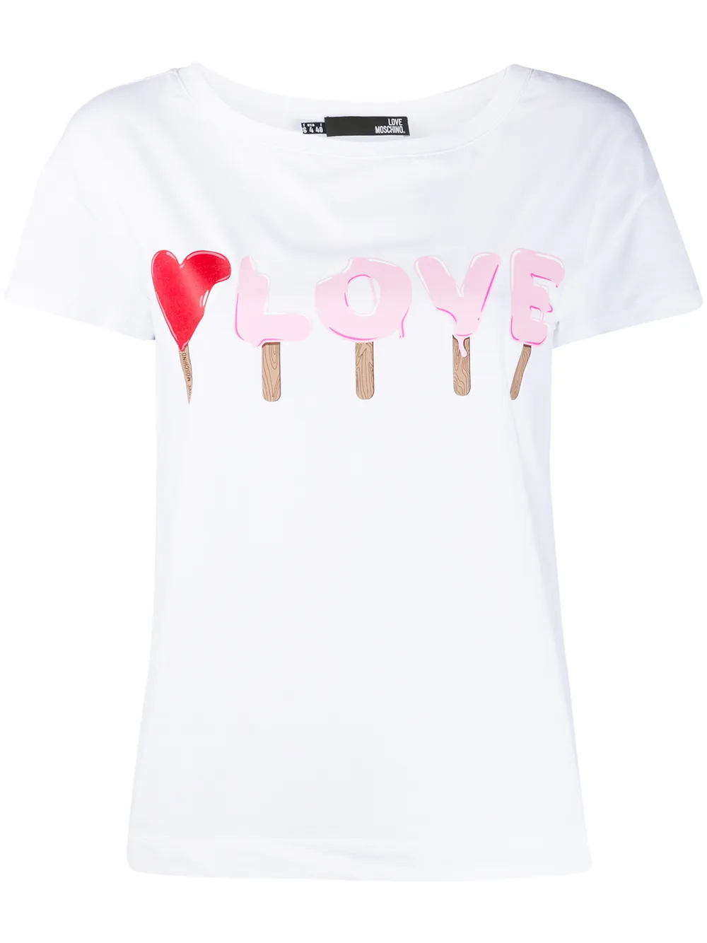 Love Moschino T-Shirt Mit "Love"-Print PjfvQ OjTuX Love Moschino T-Shirt Mit "Love"-Print PjfvQ OjTuX