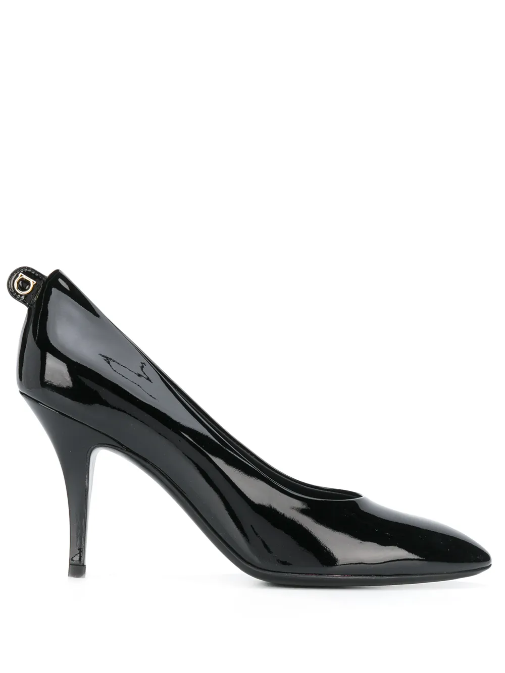Ferragamo almond-toe pumps Black