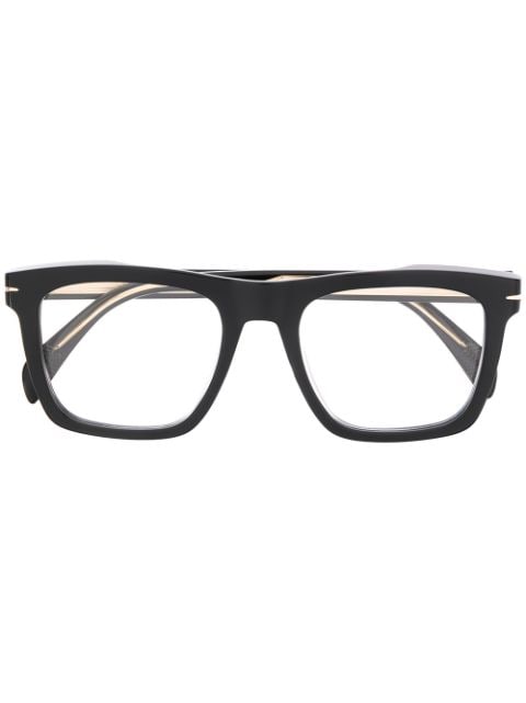 Eyewear by David Beckham glasögon med rektangulära bågar