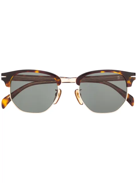 Eyewear by David Beckham Óculos de sol com efeito tartaruga