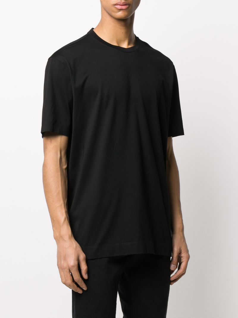 Shop Z Zegna Short Sleeve T-shirt In Black