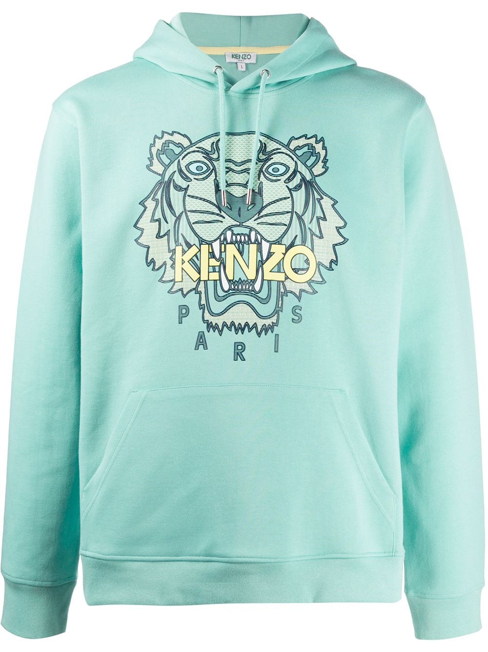 KENZO TIGER PRINTED HOODIE