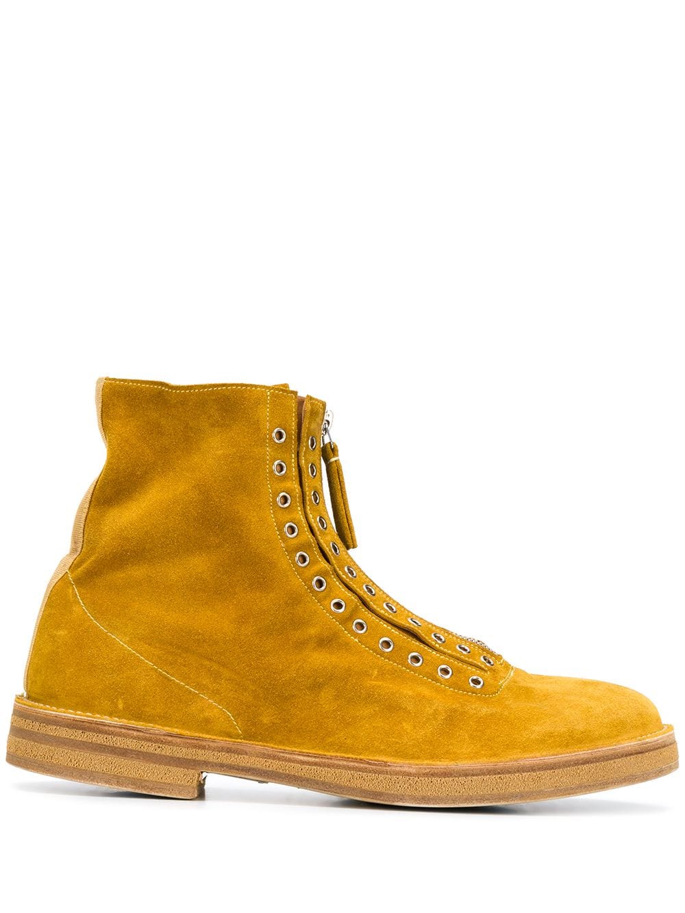 mustard yellow chelsea boots