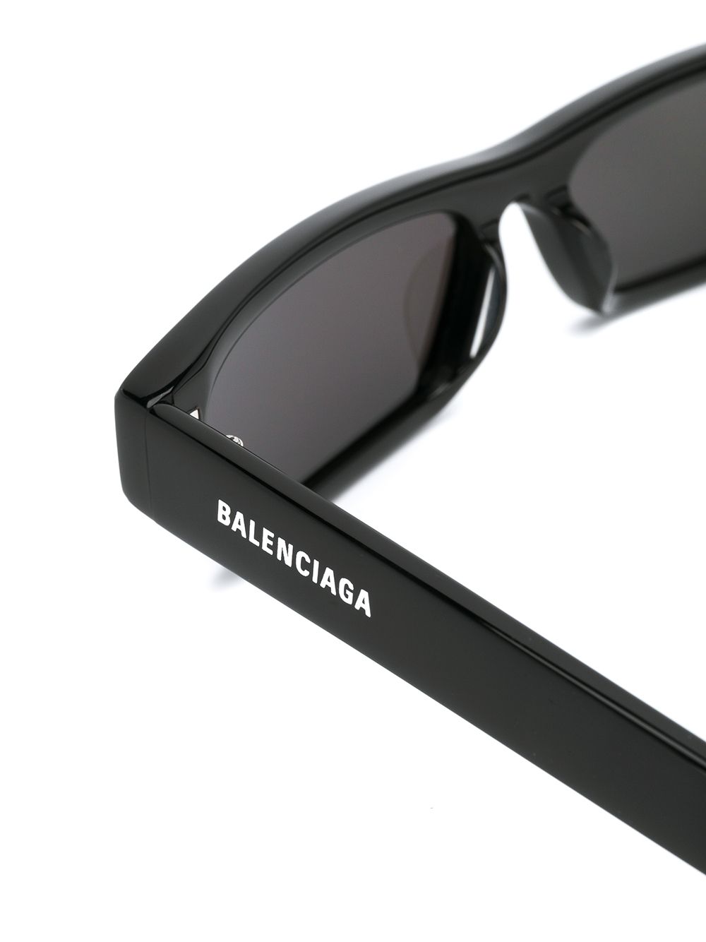 фото Balenciaga eyewear солнцезащитные очки в прямоугольной оправе