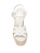 Saint Laurent Tribute 130mm espadrilles wedge sandals