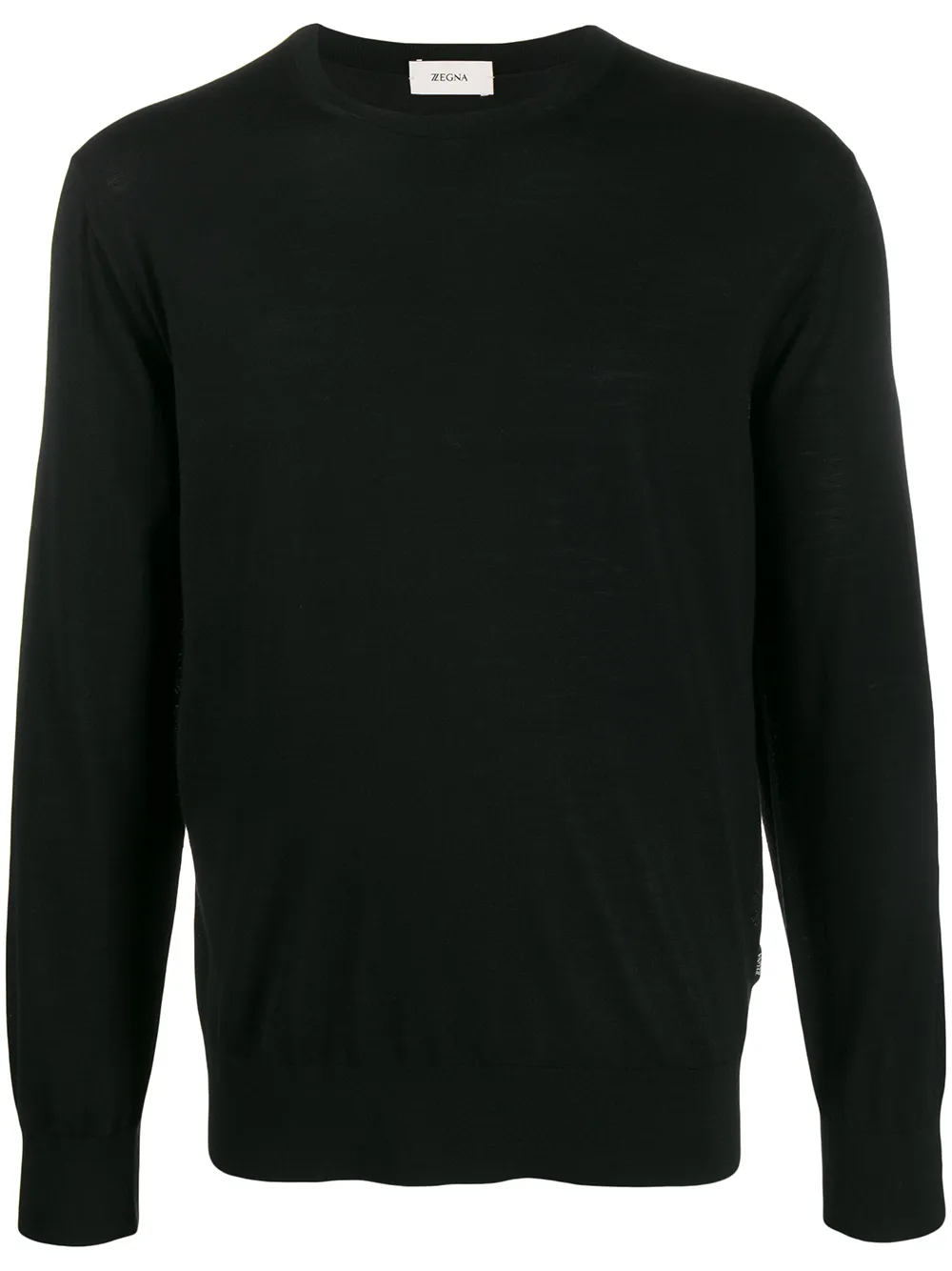 black jumper knitted