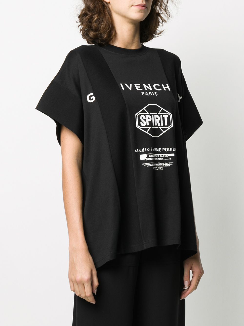 фото Givenchy футболка оверсайз spirit с логотипом