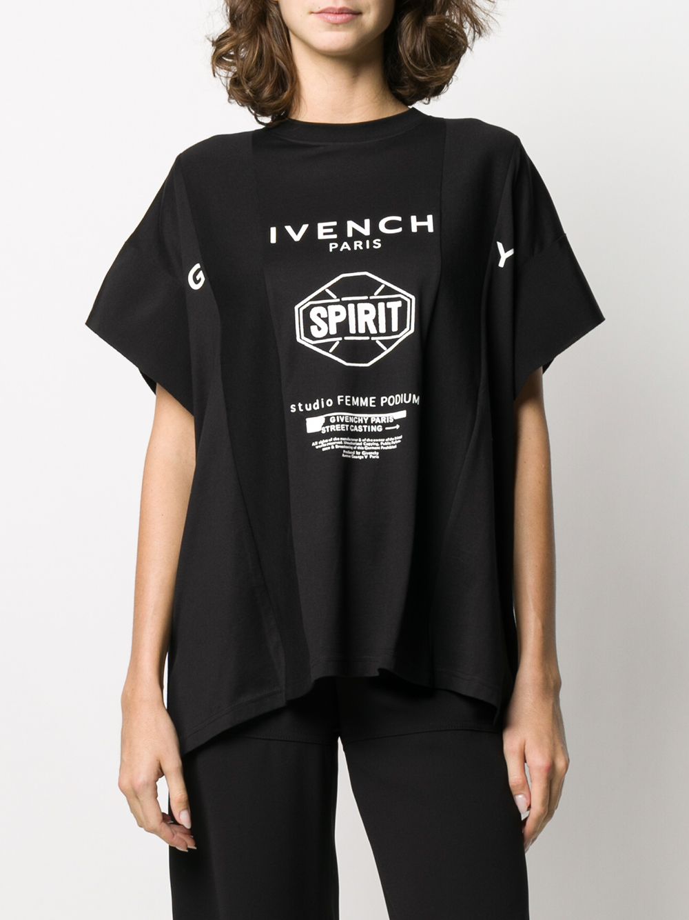 фото Givenchy футболка оверсайз spirit с логотипом