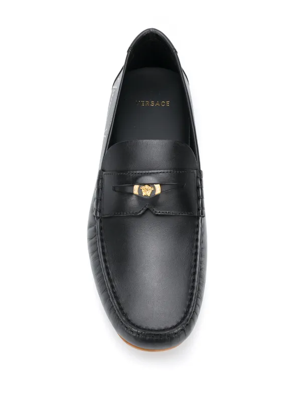 versace penny loafers