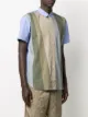 Comme Des Garçons Shirt contrast-panel short sleeve shirt