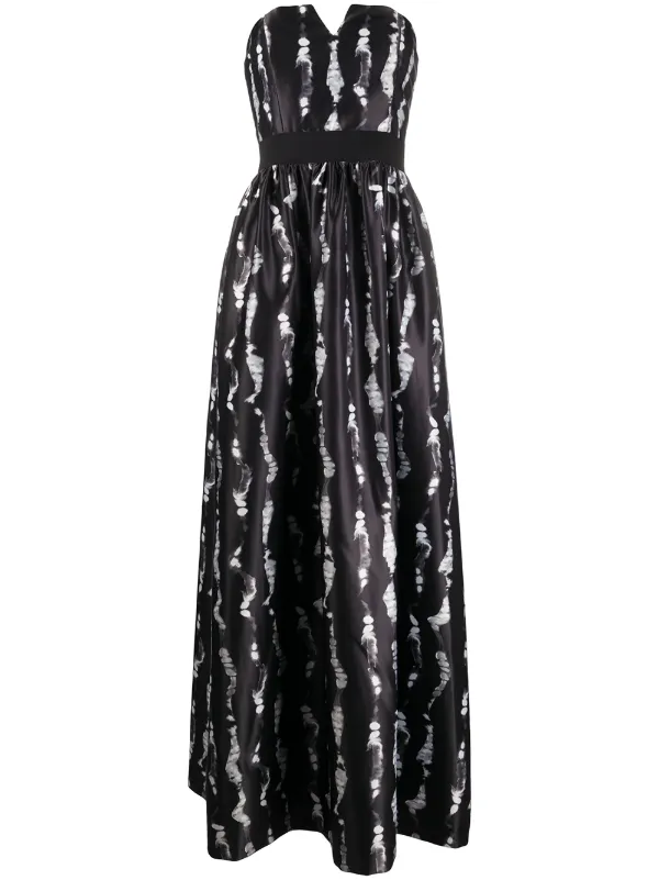 alice and olivia strapless dress