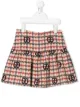 الصورة 1 من Gucci Kids تنورة تويد بشعار GG