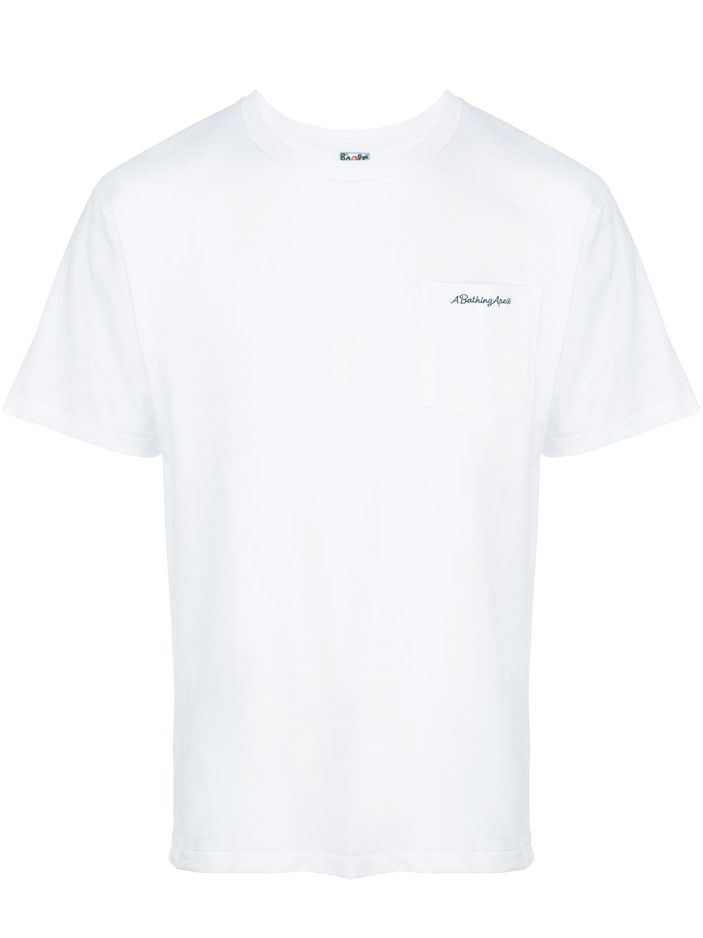 Bape Logo Print T-shirt In White