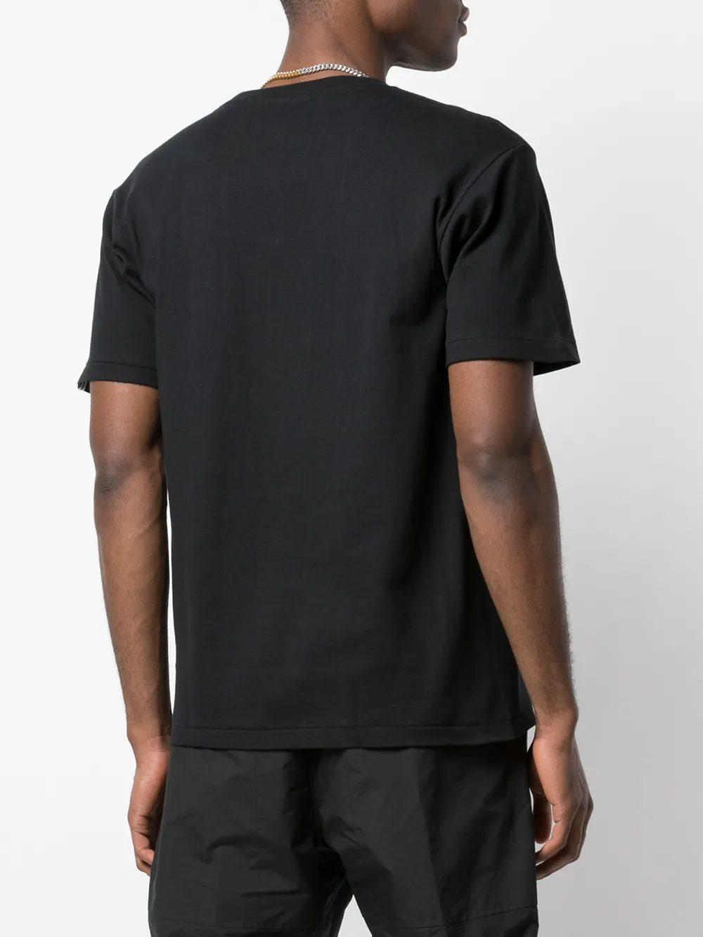 A BATHING APE Universiteits T-shirt Zwart