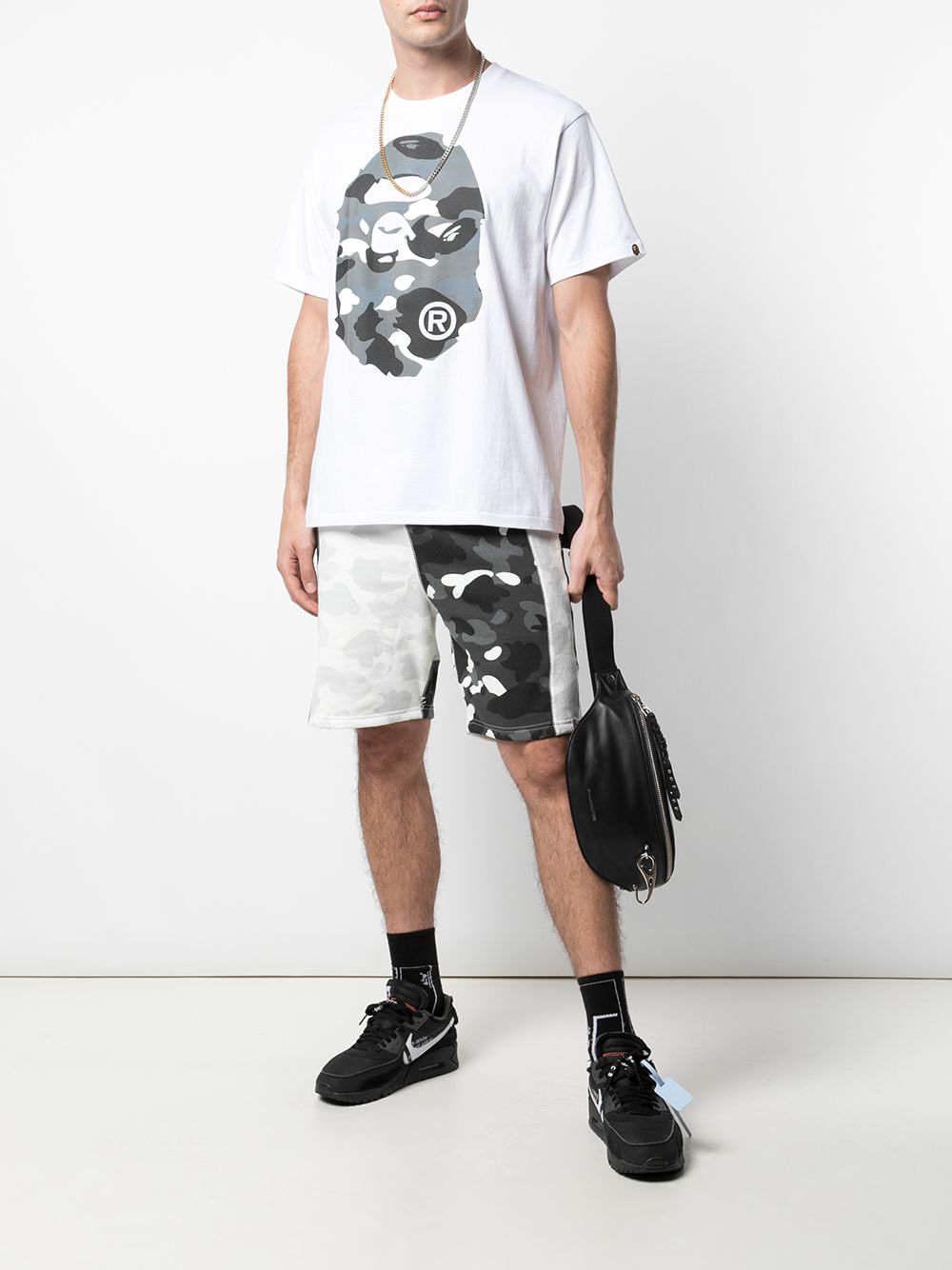 фото Bape graphic print t-shirt