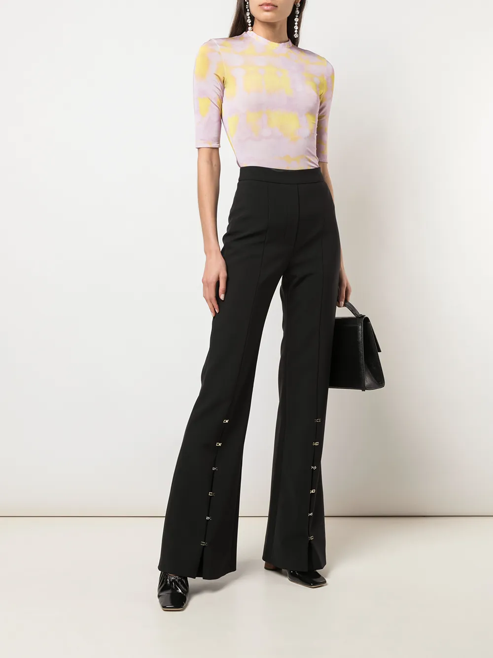Ellery Flared broek Zwart