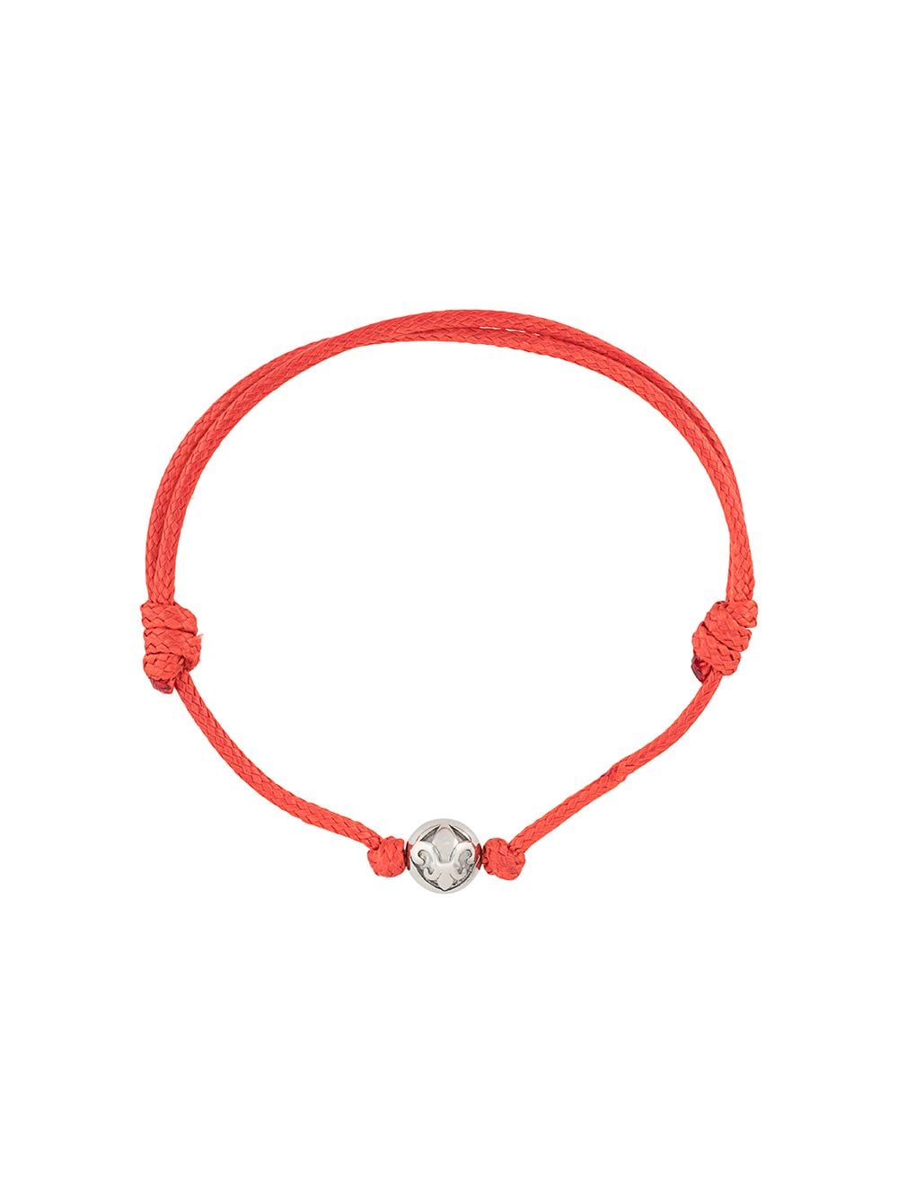 nialaya jewelry bracelet à détail de perle - rouge