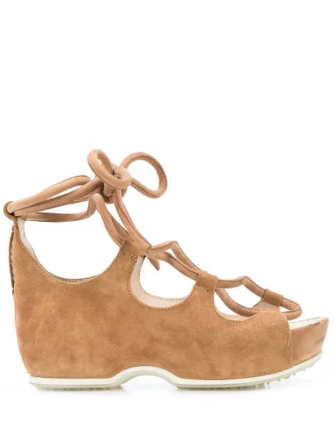 Rosetta Getty lace-up sandals