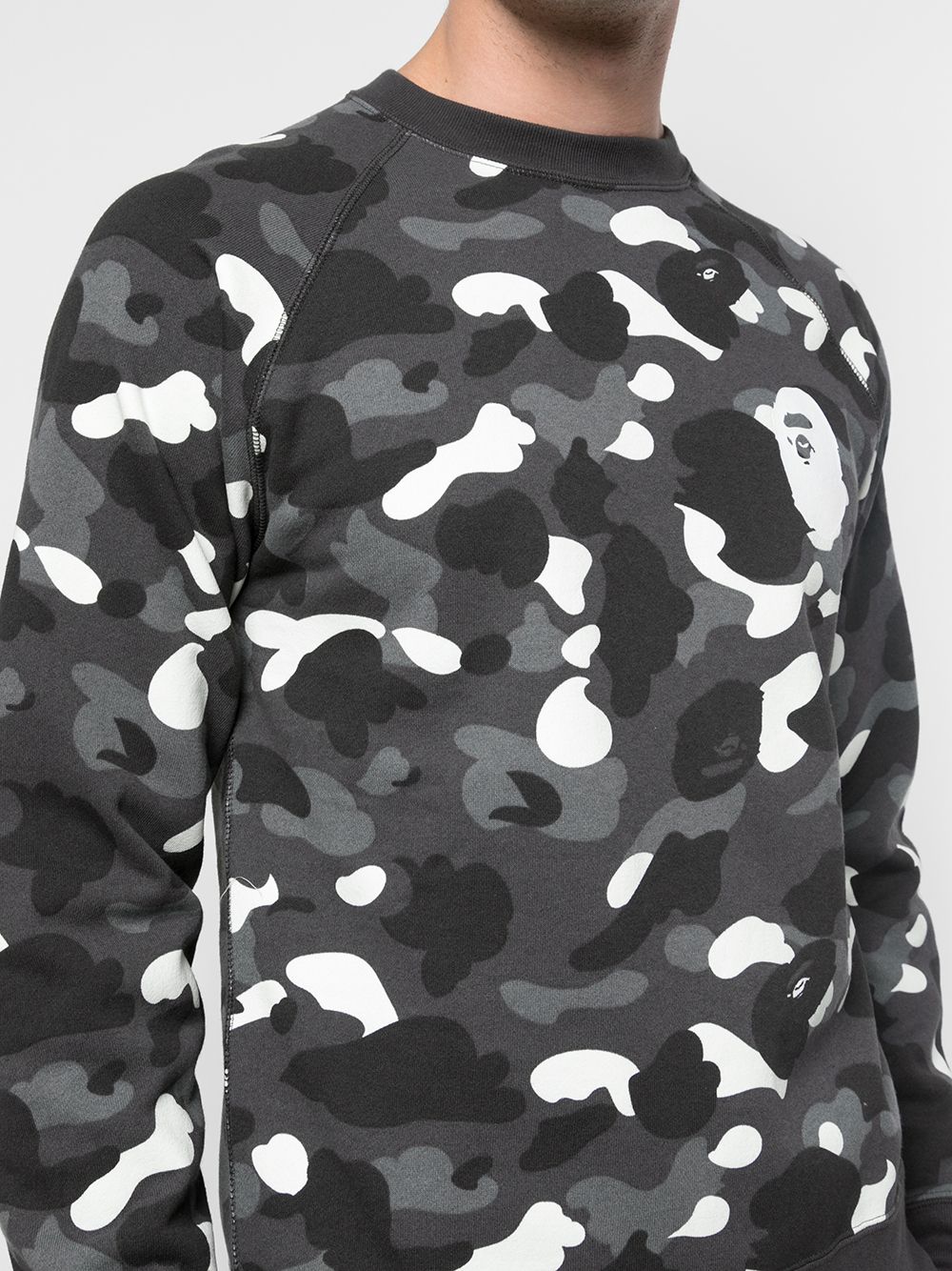 фото Bape x coach camouflage logo t-shirt