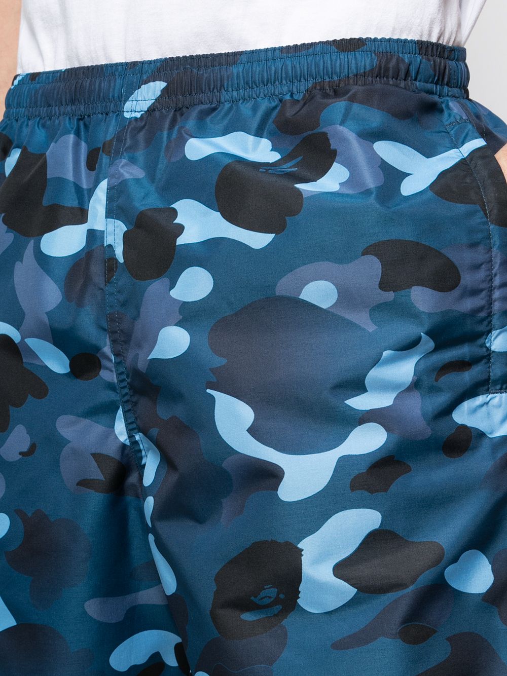 фото Bape x coach camouflage print shorts