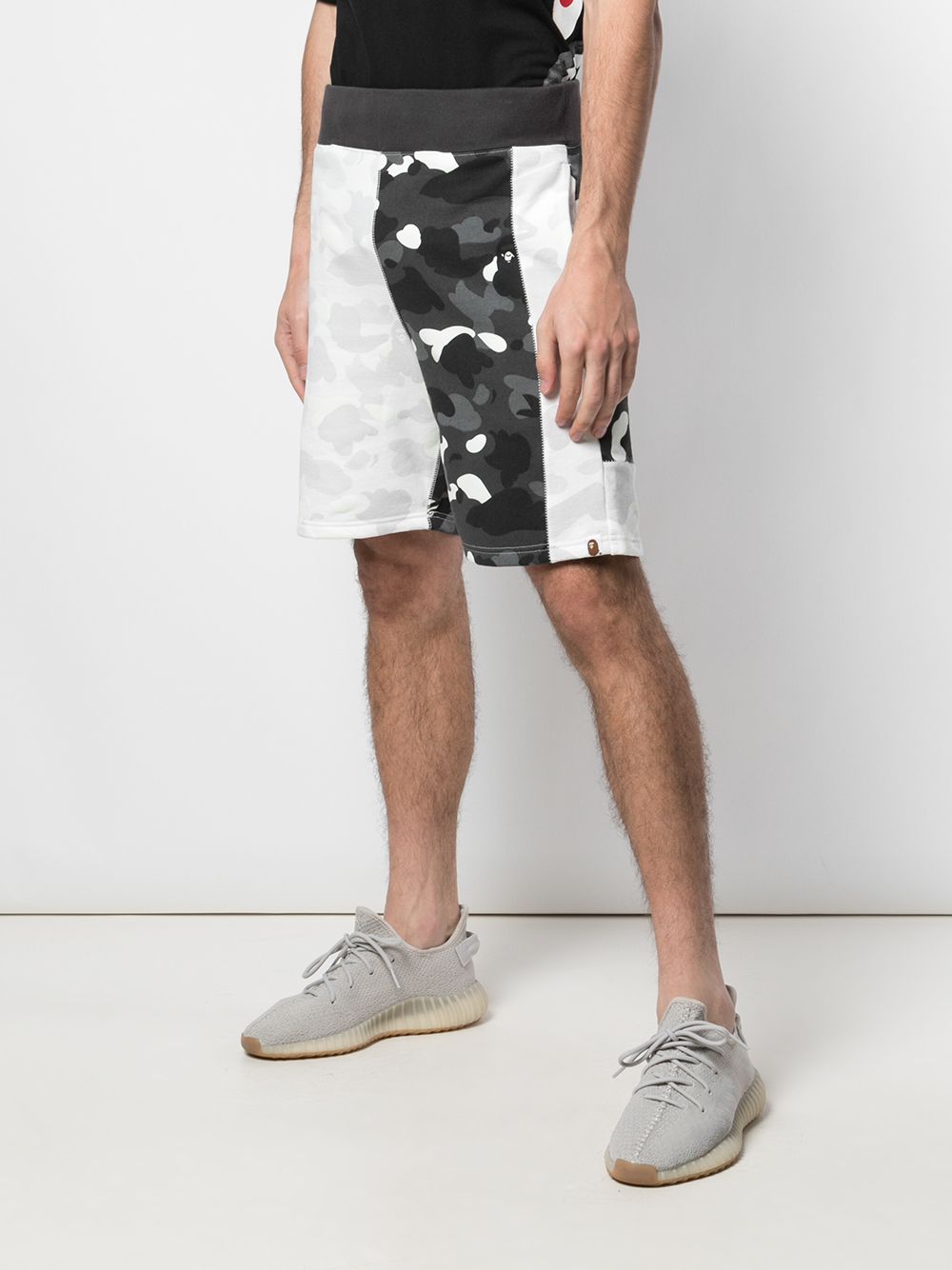 фото Bape x coach camouflage pattern shorts