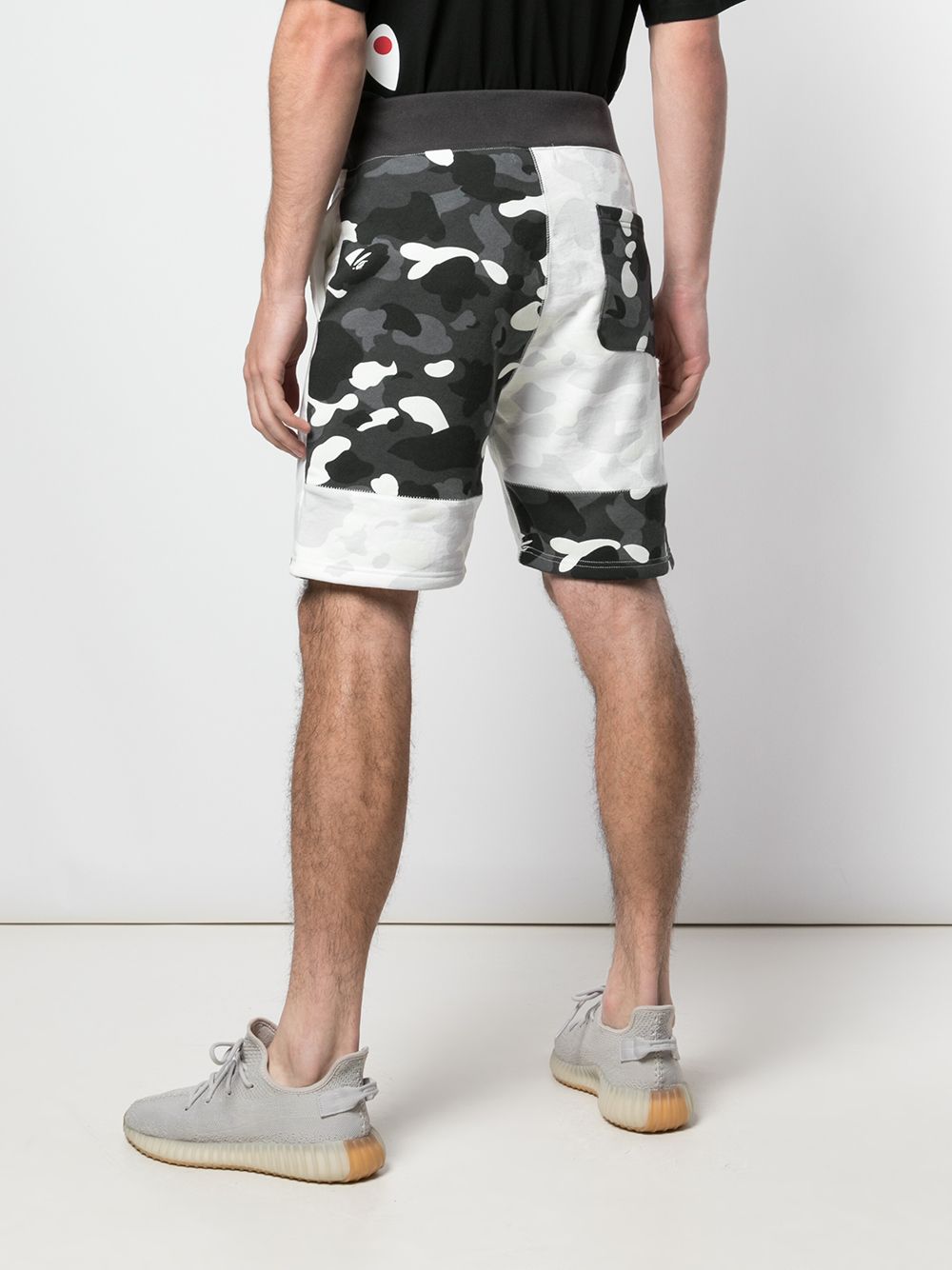 фото Bape x coach camouflage pattern shorts