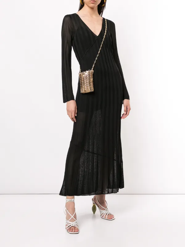 sir the label aya pleated midi skirt
