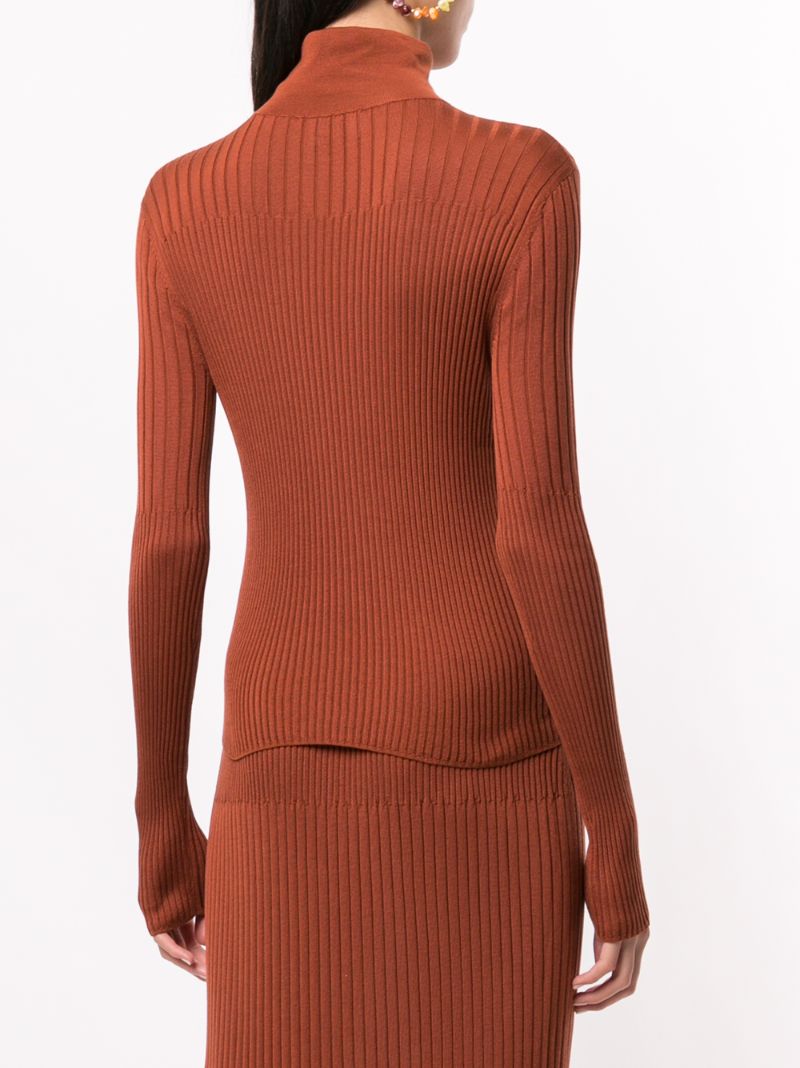 Shop Sir Astrid Long-sleeve Top In Brown