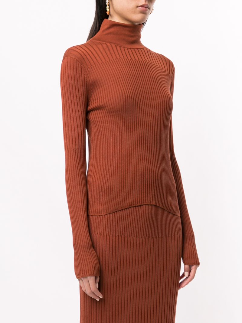 Shop Sir Astrid Long-sleeve Top In Brown