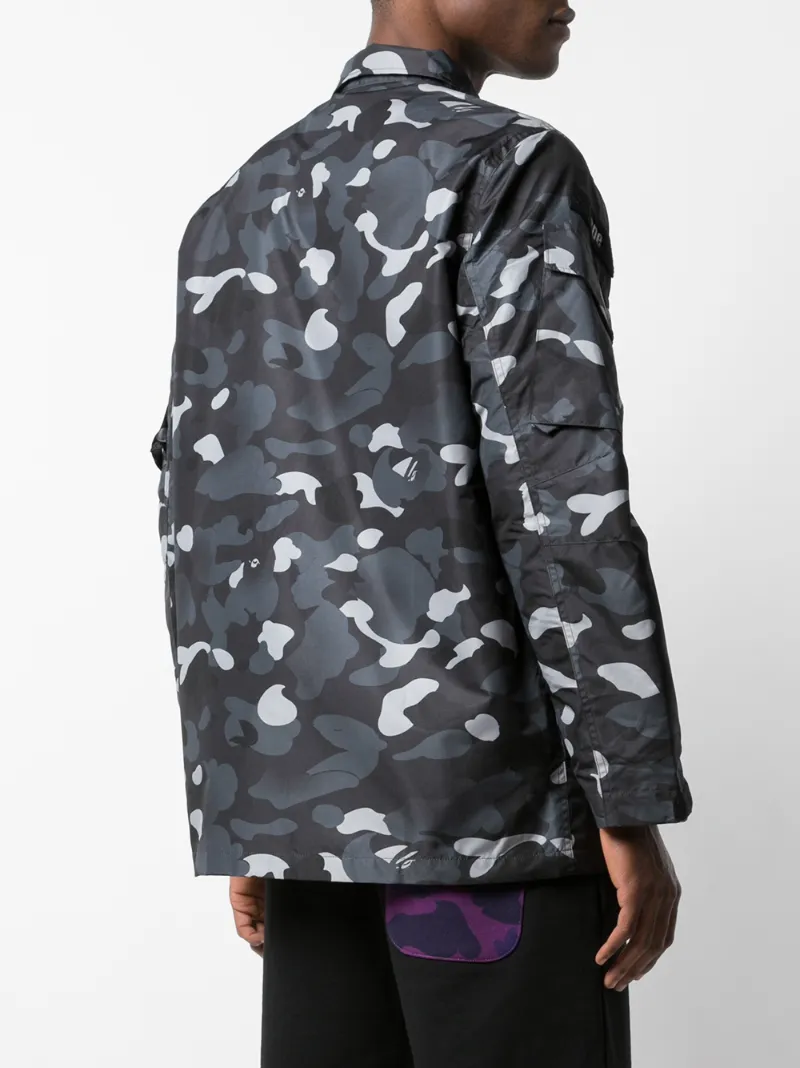 BAPE GRADATION CAMO MILITARY SHIRT JACKET